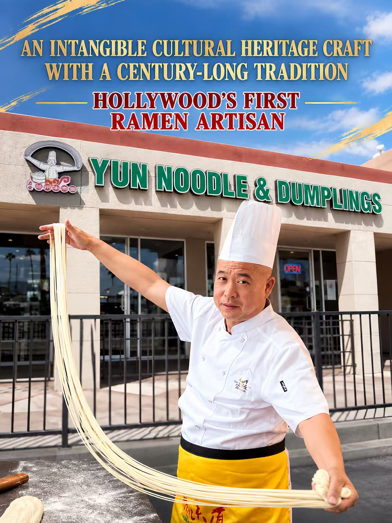 Hollywood's First Ramen Artisan — An Intangible Cultural Heritage Craft with a Century-Long Tradition
