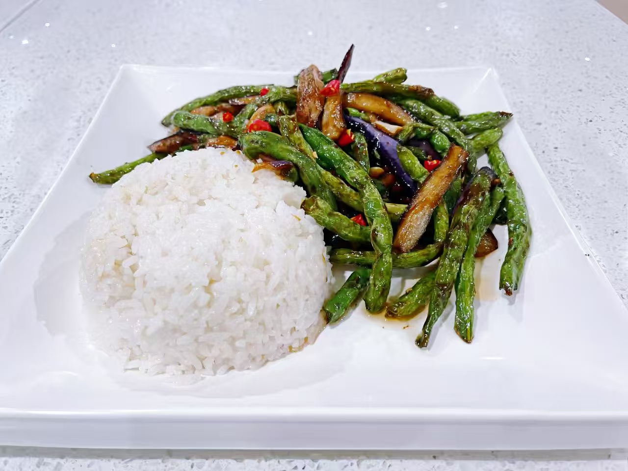 四季豆茄子